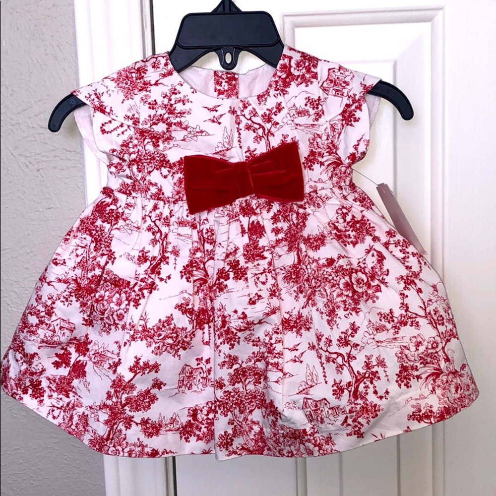 Janie and Jack toile print dress